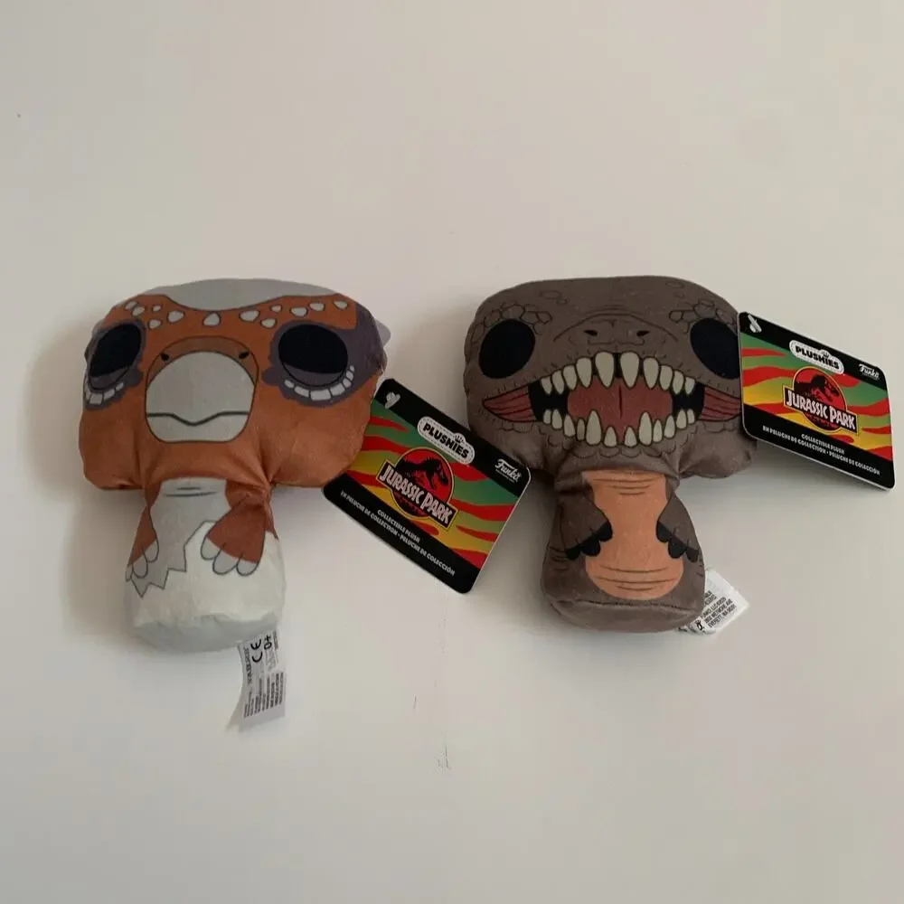Funko POP! Plushies: 6'' Jurassic Stygimoloh T-Rex Lot Of 2 Beanbag Mini Plush